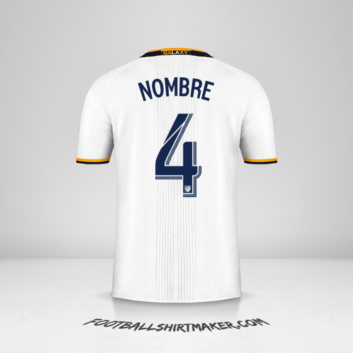 Jersey LA Galaxy 2016/2017 -  nombre - 4