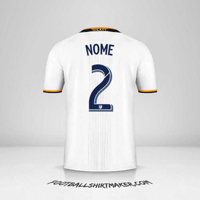 Camisa LA Galaxy 2016/2017 -  nome - 2