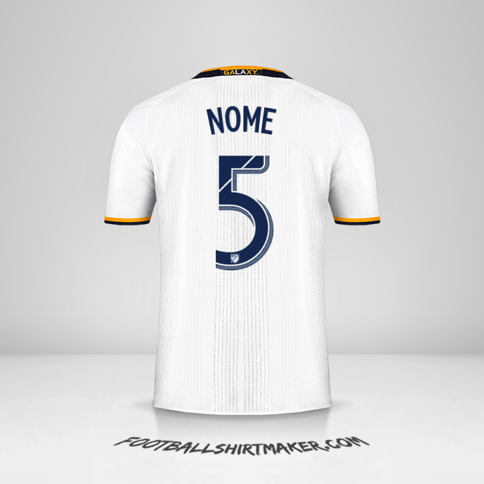 Camisola LA Galaxy 2016/2017 -  nome - 5