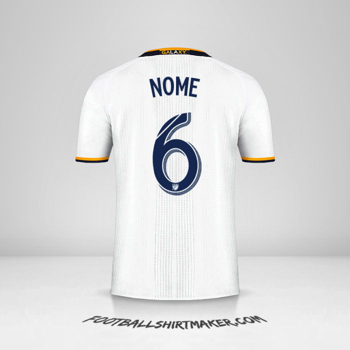 Camisa LA Galaxy 2016/2017 -  nome - 6