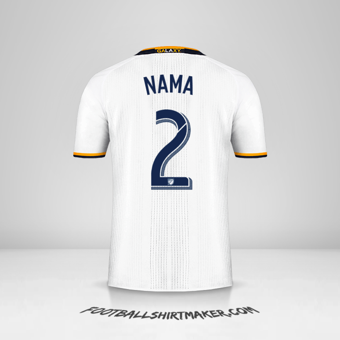 Jersey LA Galaxy 2016/2017 -  nama - 2