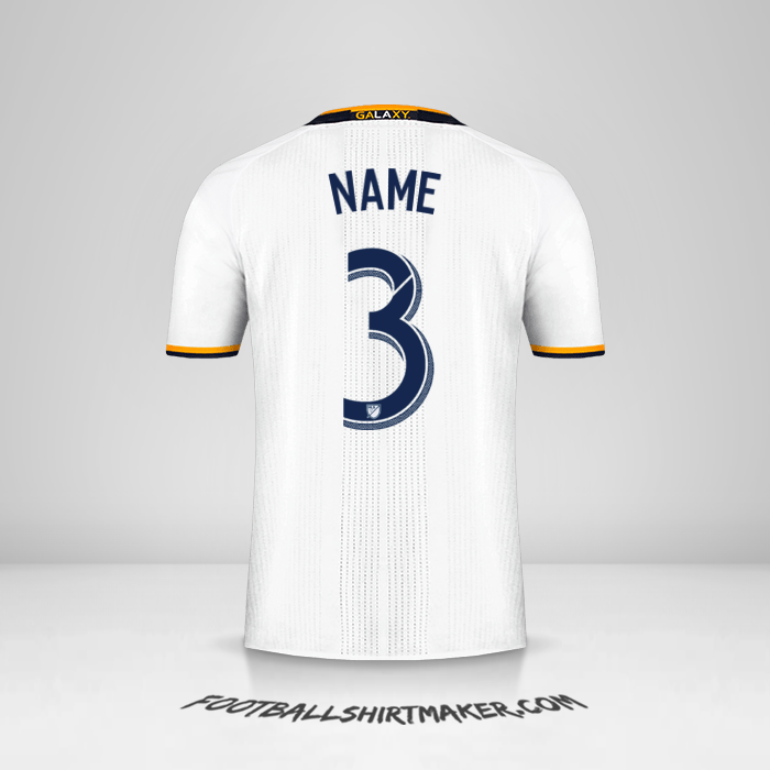 Shirt LA Galaxy 2016/2017 -  name - 3