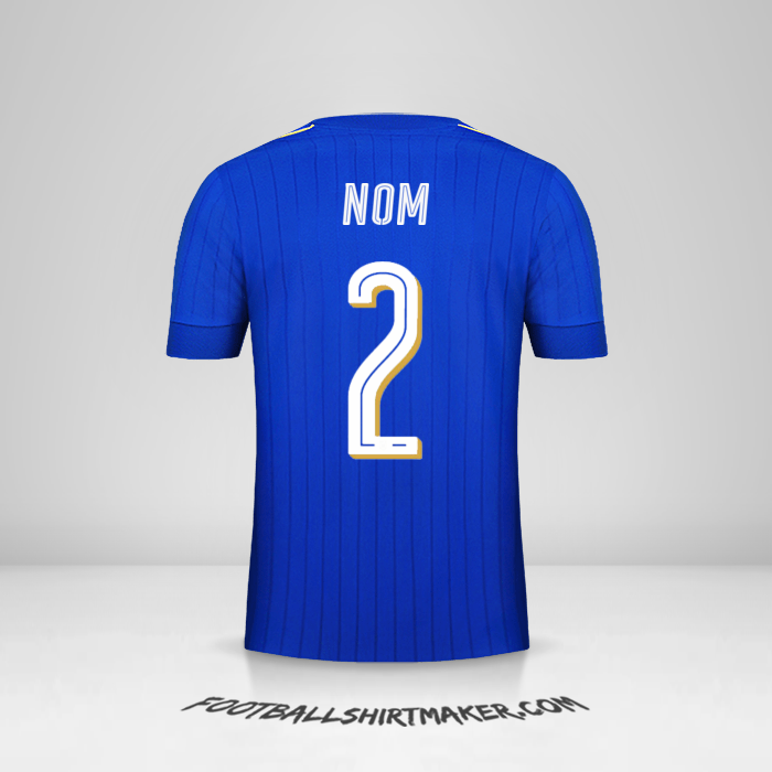 Maillot Italie 2016 -  nom - 2