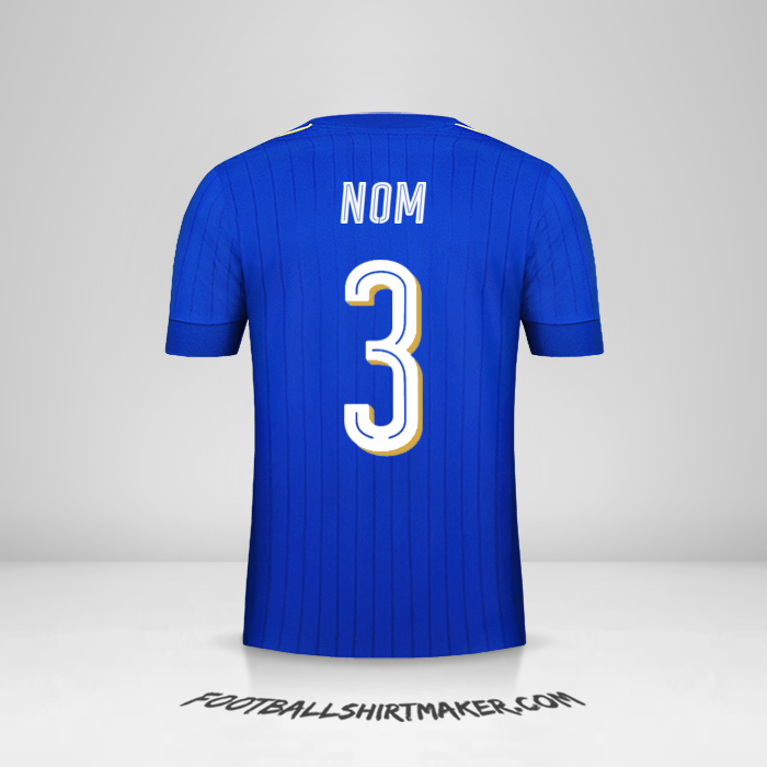 Maillot Italie 2016 -  nom - 3