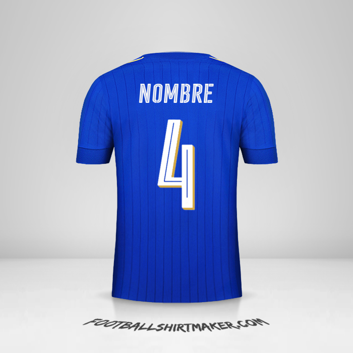 Jersey Italia 2016 -  nombre - 4