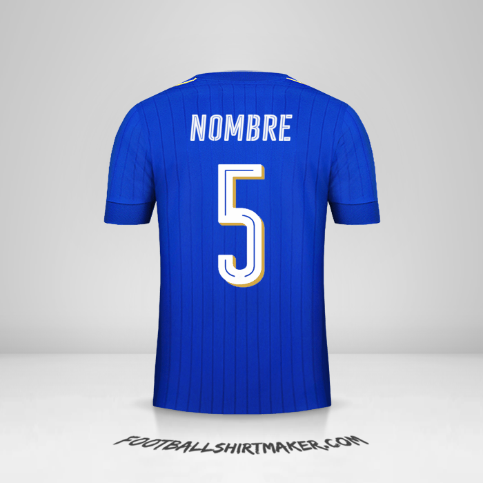 Jersey Italia 2016 -  nombre - 5