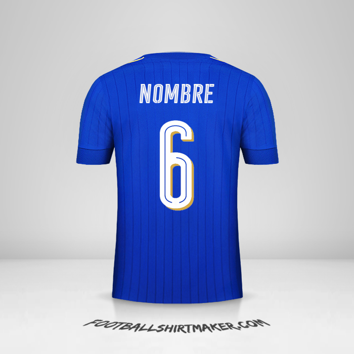 Jersey Italia 2016 -  nombre - 6