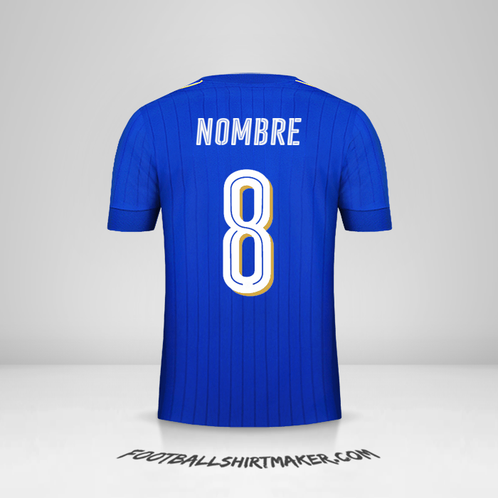 Jersey Italia 2016 -  nombre - 8