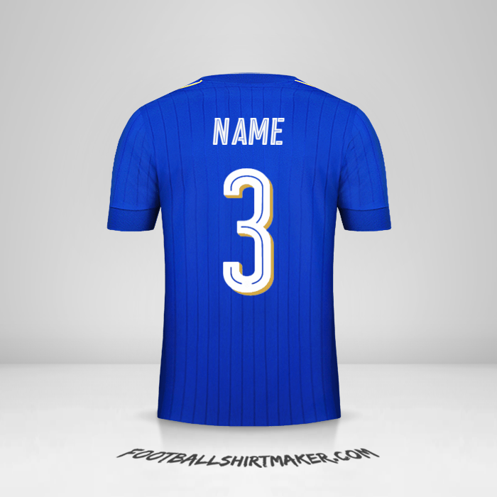 Trikot Italien 2016 -  name - 3