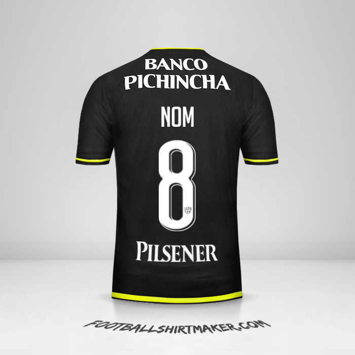 Maillot Barcelona SC 2016 Extérieur -  nom - 8