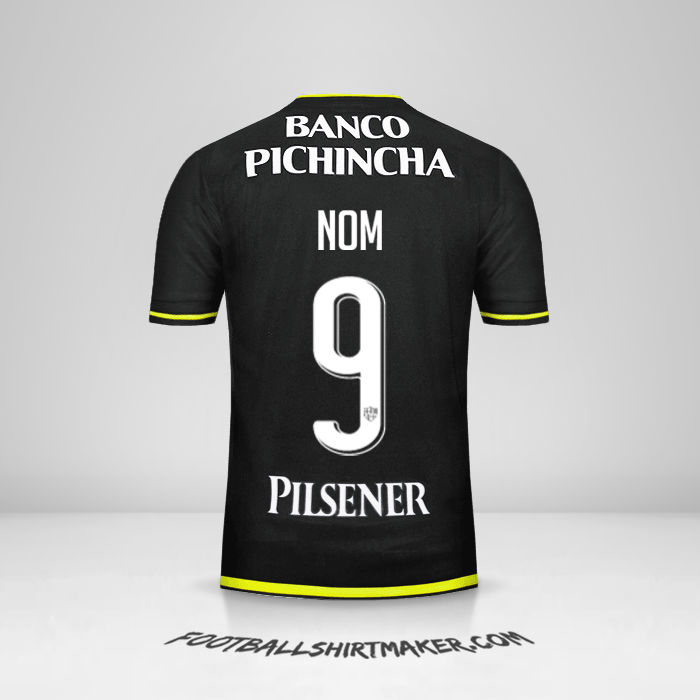 Maillot Barcelona SC 2016 Extérieur -  nom - 9