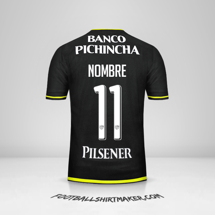 Jersey Barcelona SC 2016 Visita -  nombre - 11