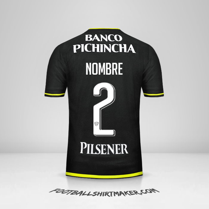 Jersey Barcelona SC 2016 Visita -  nombre - 2