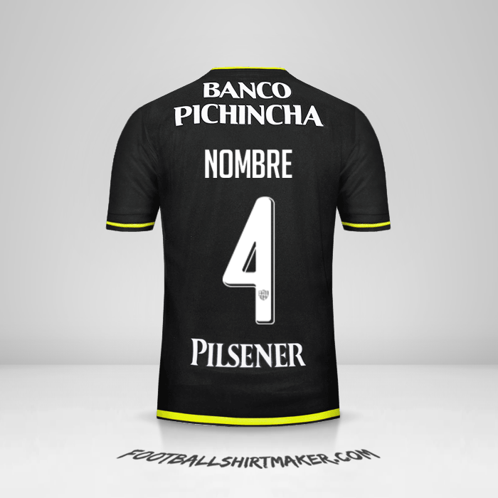 Jersey Barcelona SC 2016 Visita -  nombre - 4