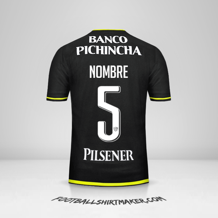 Jersey Barcelona SC 2016 Visita -  nombre - 5