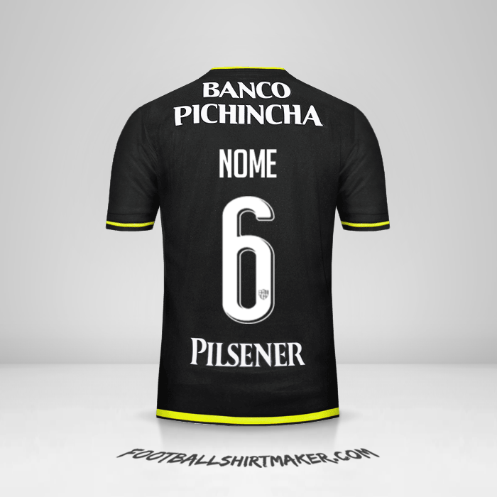 Maglia Barcelona SC 2016 Seconda -  nome - 6