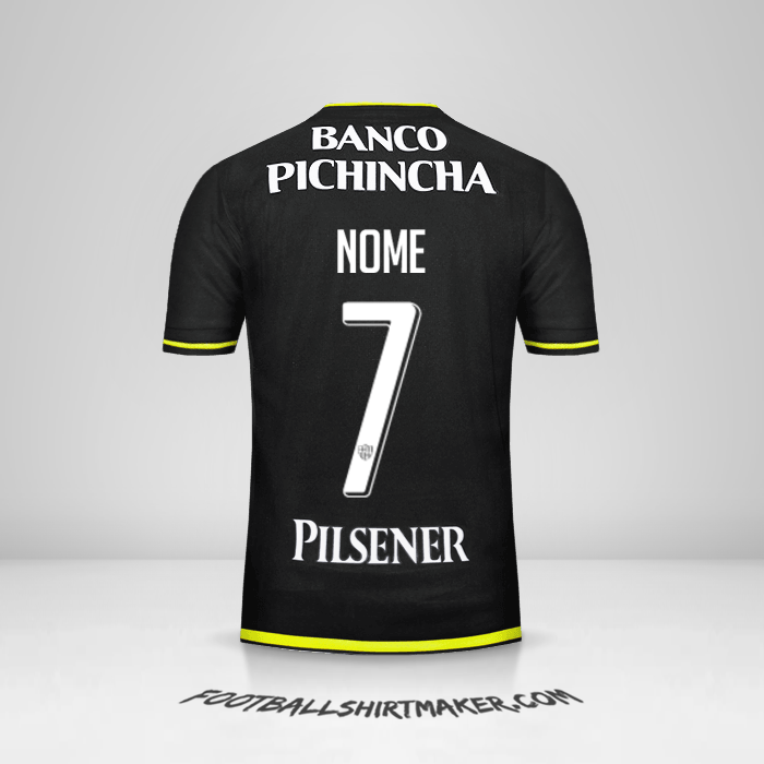Maglia Barcelona SC 2016 Seconda -  nome - 7