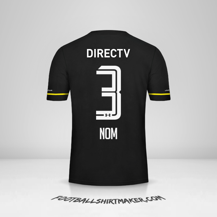 Maillot Colo Colo 2016 Extérieur -  nom - 3