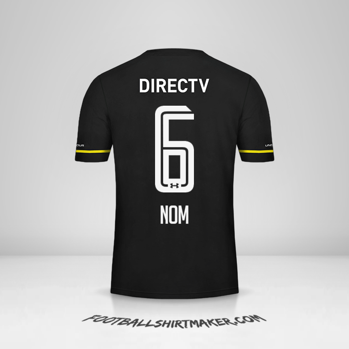 Maillot Colo Colo 2016 Extérieur -  nom - 6