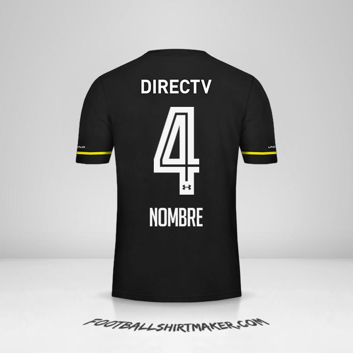 Jersey Colo Colo 2016 Visita -  nombre - 4