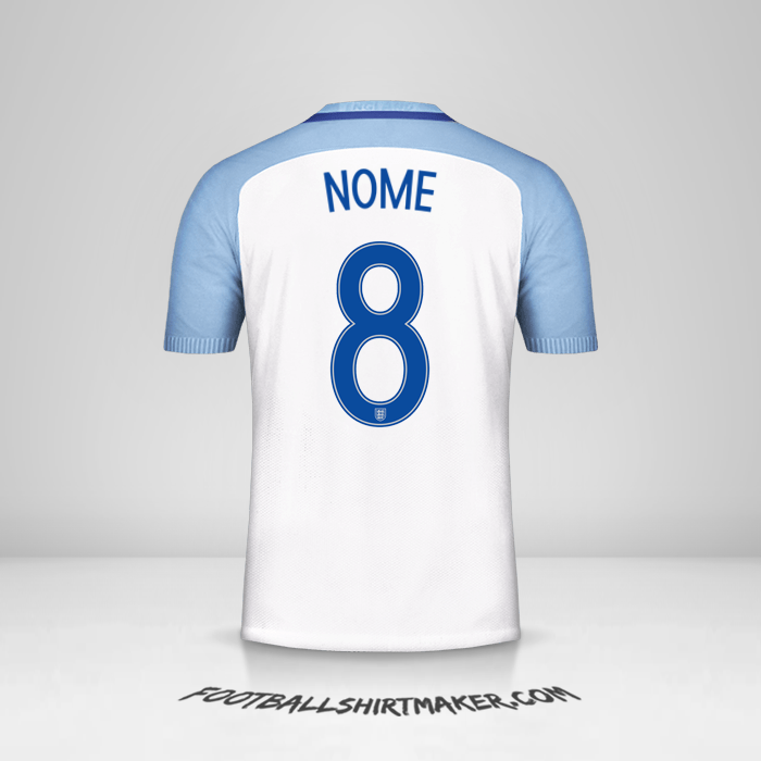 Maglia Inghilterra 2016/17 -  nome - 8
