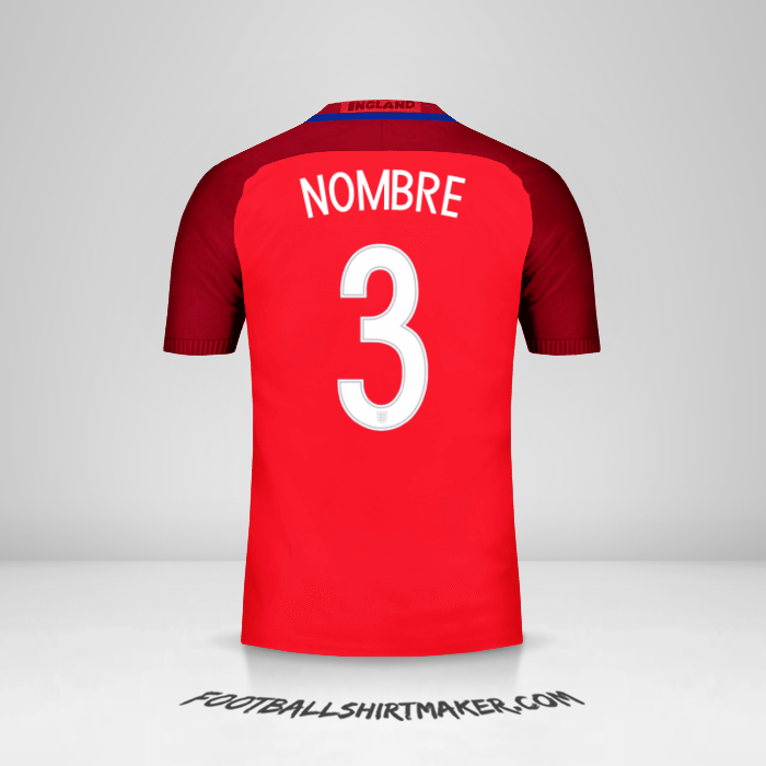 Jersey Inglaterra 2016 Visita -  nombre - 3