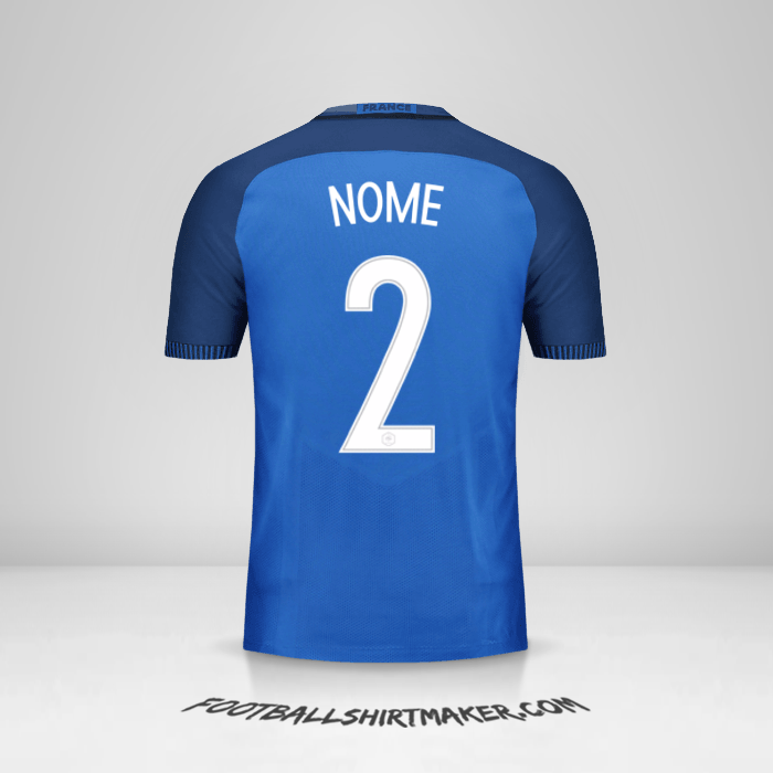 Maglia Francia 2016 -  nome - 2