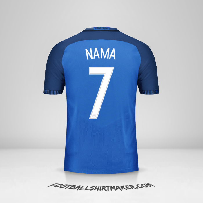 Jersey Prancis 2016 -  nama - 7