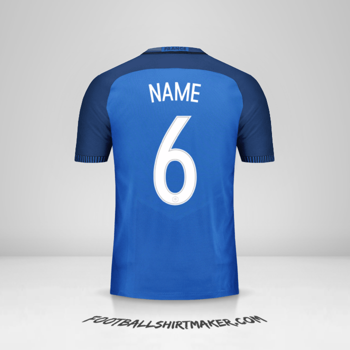 Jersey France 2016 -  name - 6