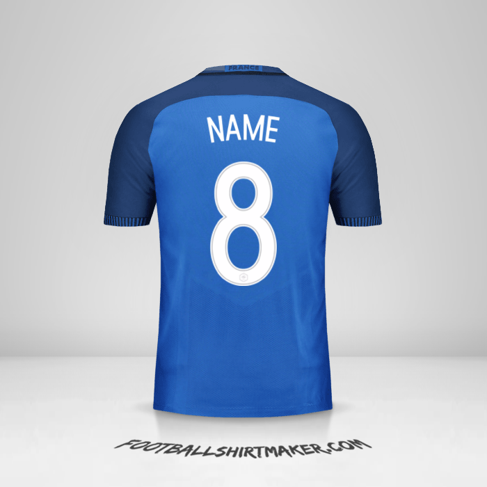 Trikot Frankreich 2016 -  name - 8