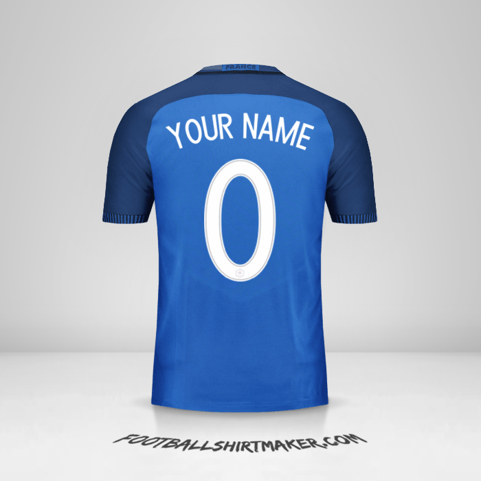 Jersey France 2016 -  your name - 0