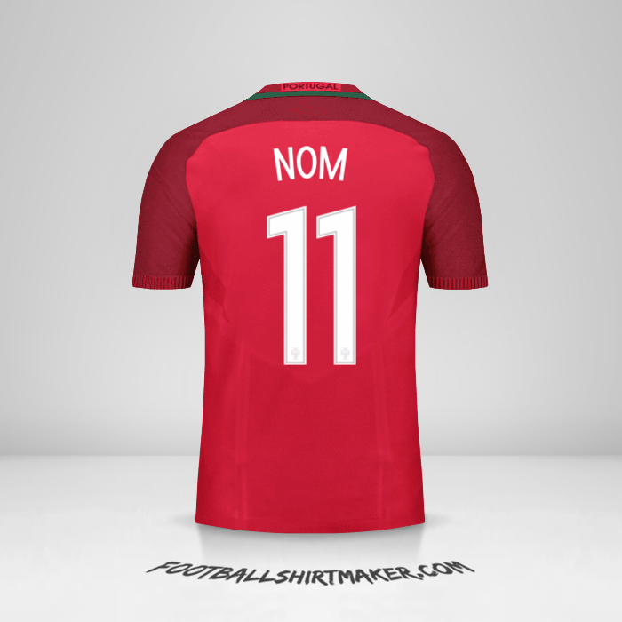 Maillot Portugal 2016 -  nom - 11