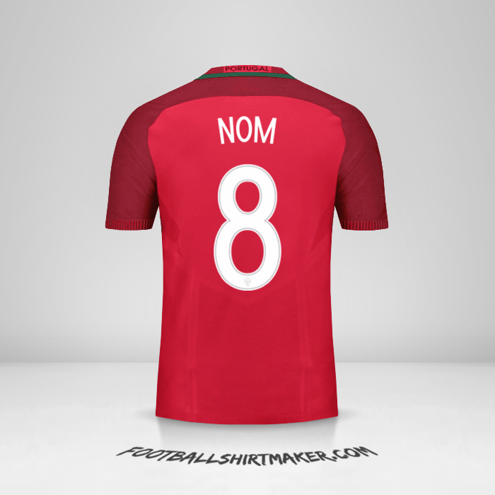 Maillot Portugal 2016 -  nom - 8