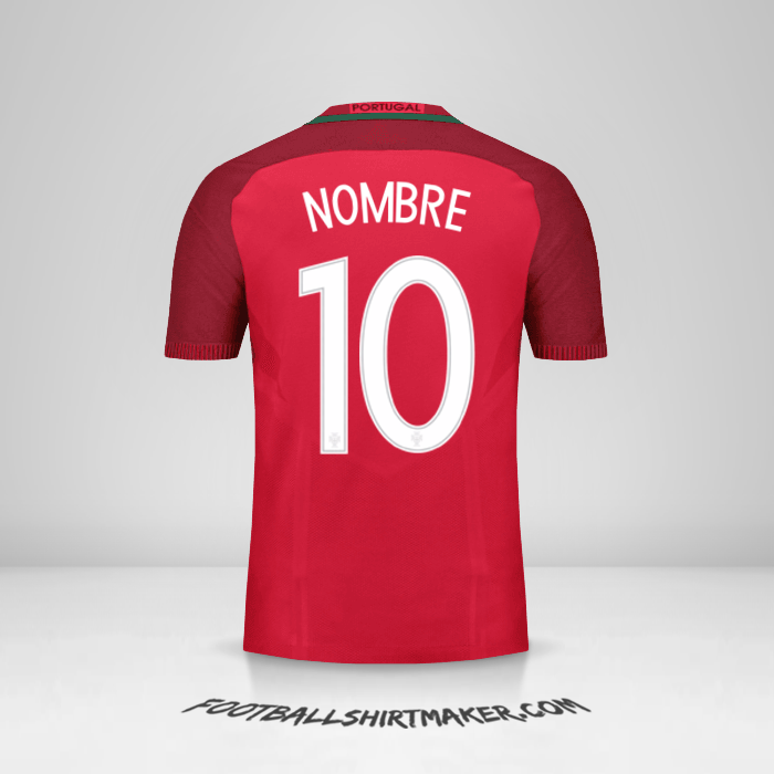 Jersey Portugal 2016 -  nombre - 10