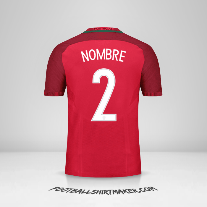 Jersey Portugal 2016 -  nombre - 2