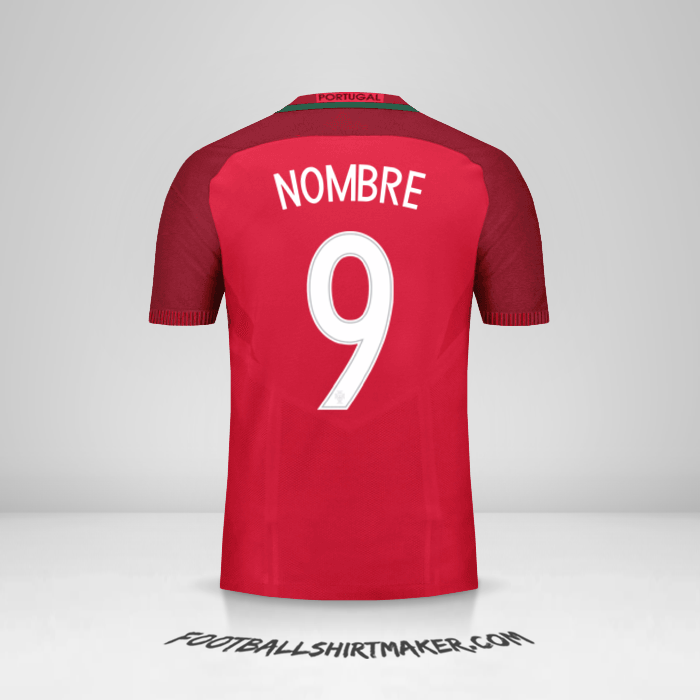 Jersey Portugal 2016 -  nombre - 9