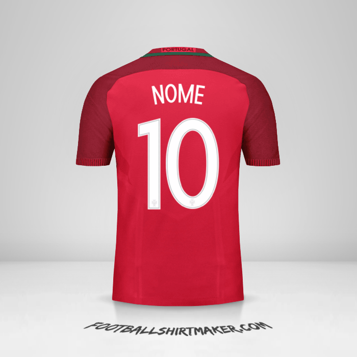 Camisola Portugal 2016 -  nome - 10
