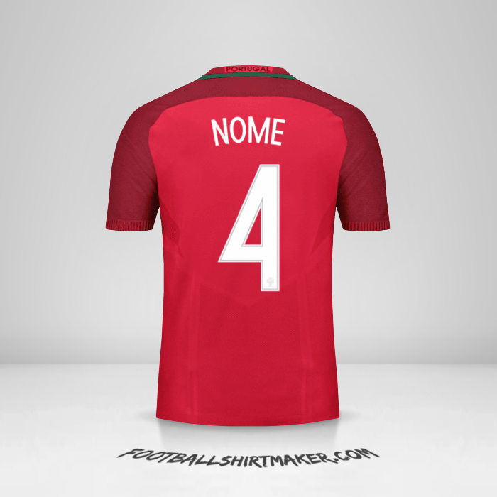 Maglia Portogallo 2016 -  nome - 4