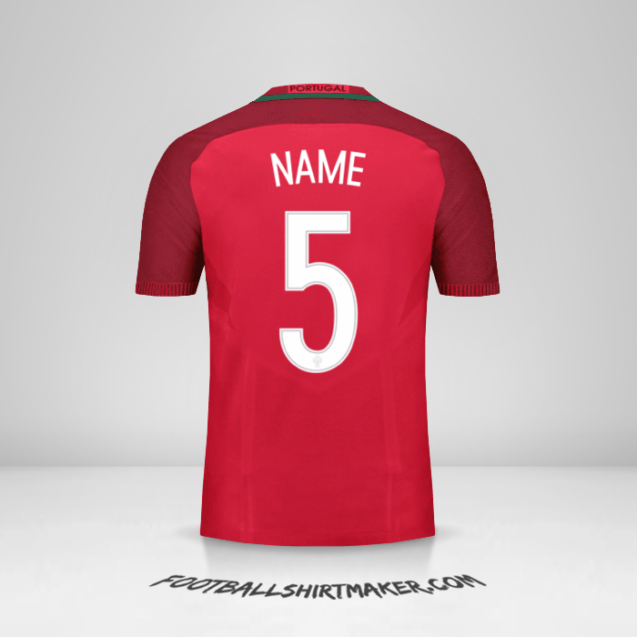 Jersey Portugal 2016 -  name - 5