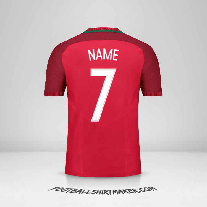 Trikot Portugal 2016 -  name - 7