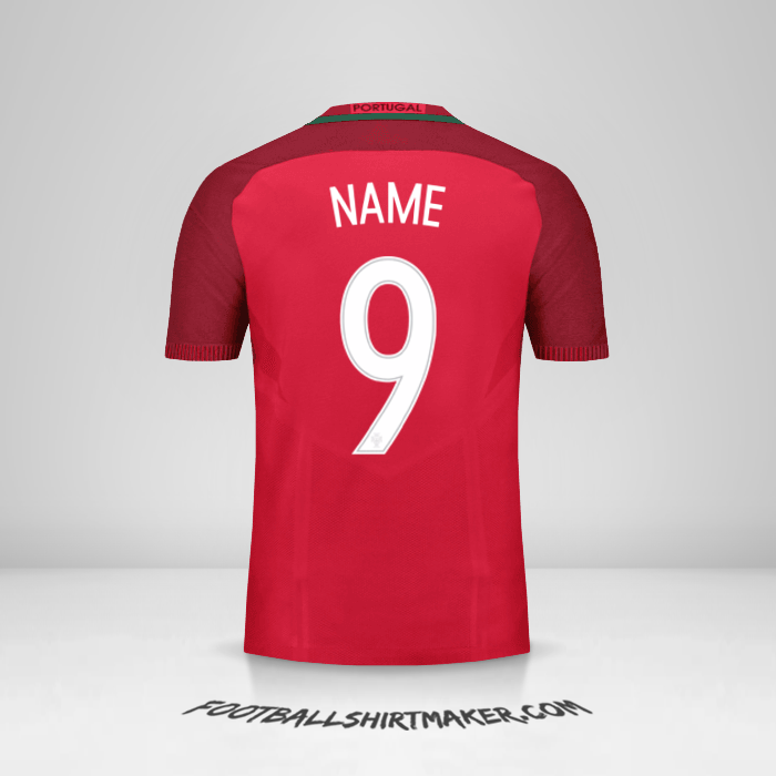 Jersey Portugal 2016 -  name - 9