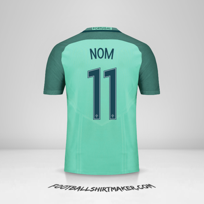 Maillot Portugal 2016 Extérieur -  nom - 11