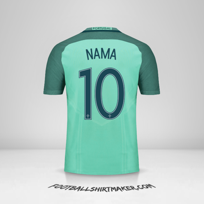 Jersey Portugal 2016 Alternatif -  nama - 10