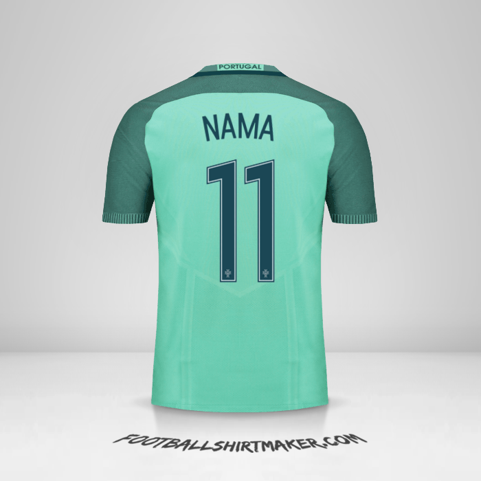 Jersey Portugal 2016 Alternatif -  nama - 11