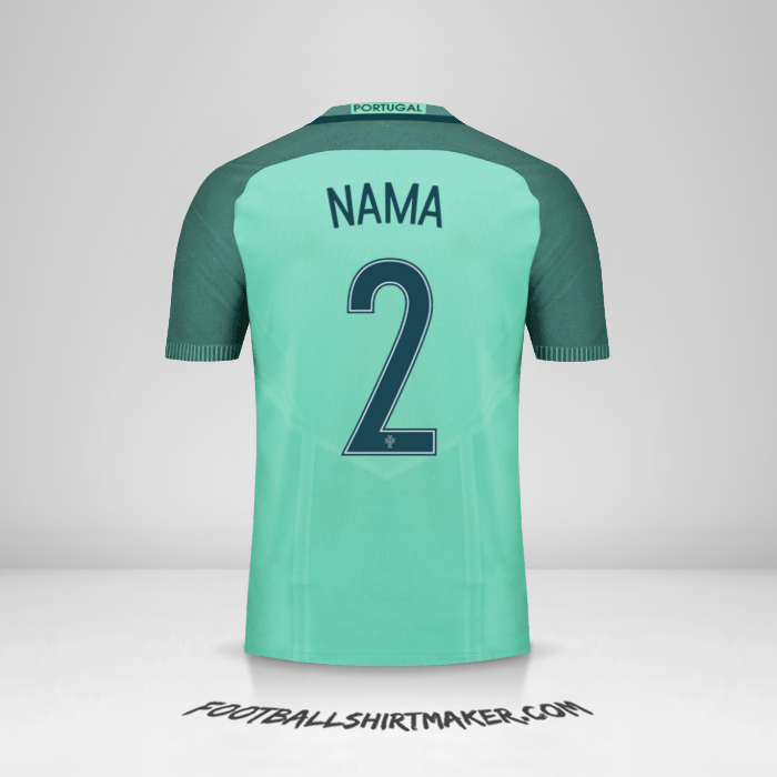 Jersey Portugal 2016 Alternatif -  nama - 2