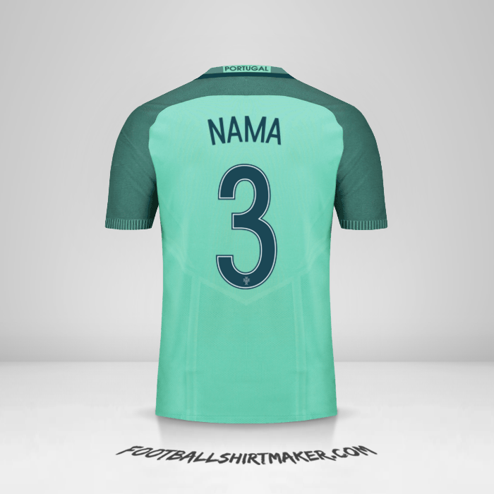 Jersey Portugal 2016 Alternatif -  nama - 3
