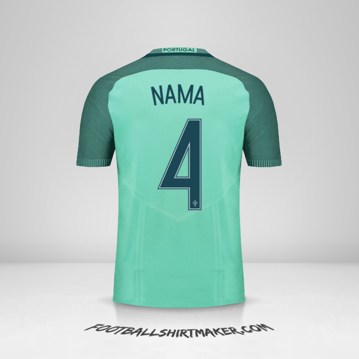Jersey Portugal 2016 Alternatif -  nama - 4