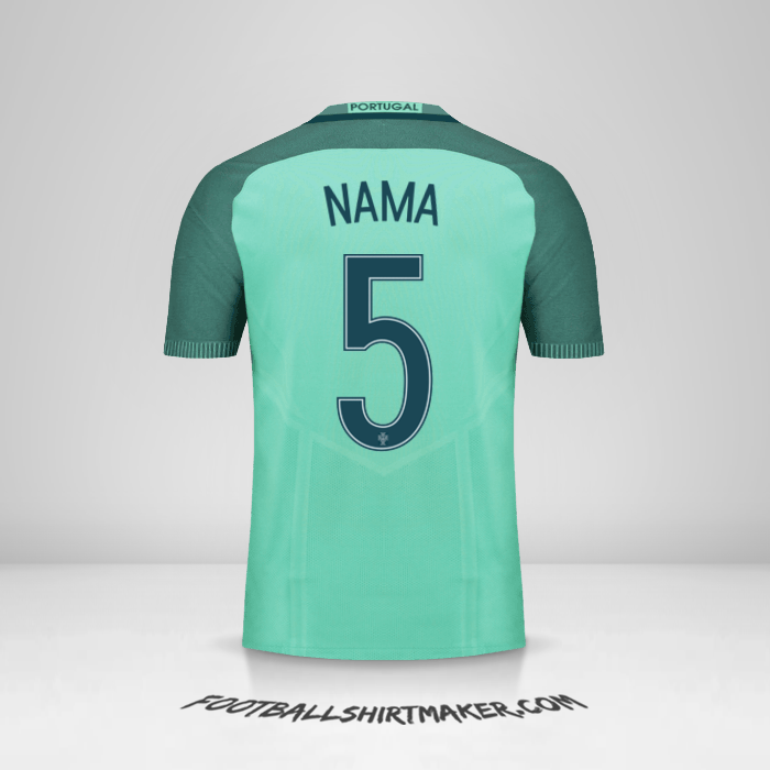 Jersey Portugal 2016 Alternatif -  nama - 5