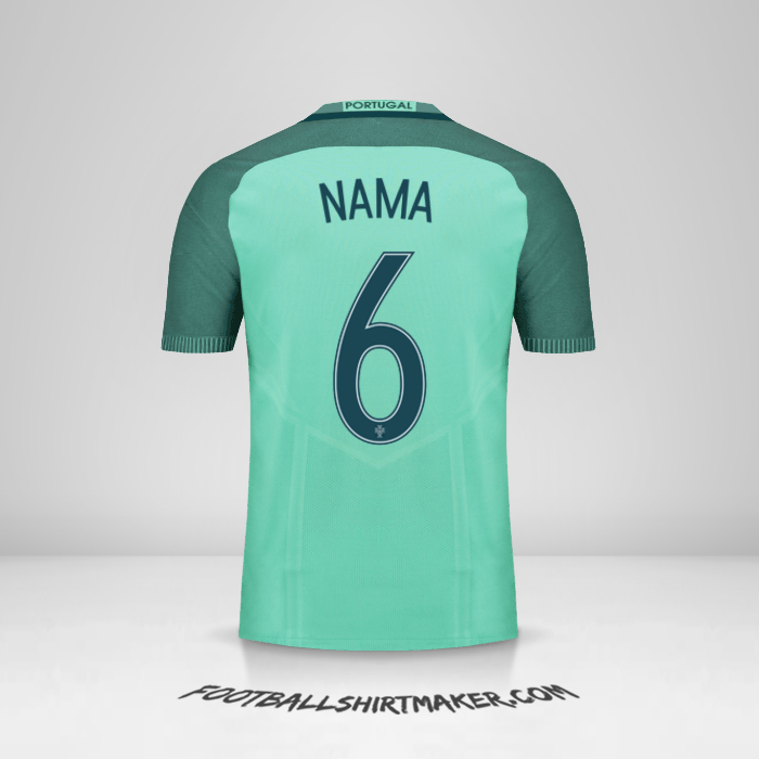 Jersey Portugal 2016 Alternatif -  nama - 6