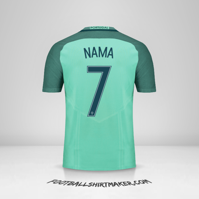 Jersey Portugal 2016 Alternatif -  nama - 7